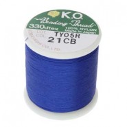 KO Beading thread Cyaan blue 21